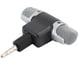 thumbnail image 2 of Micrófono estéreo Mini Bling Bling con conector de 3,5 mm y canal dual inalámbrico para teléfono móvil, 2 of 11