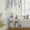 Beige, variant on Blue Snowman Christmas Semi Sheer Curtains Drapes for Living Room,Bedroom,French Doors Window 45 Inches Long,Vintage Botanical Xmas Snowflake Rod Pocket Chiffon Curtain Drapery Voile Draperies Panel