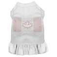 thumbnail image 1 of Robe Drapeau Canadien en Strass Blanc XS (8), 1 of 1
