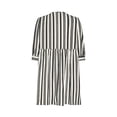thumbnail image 5 of DailyTrove Women's Multi Color Striped Tie Front Shirt Dress, Casual Outerwear for Summer Daily Errands Effortless Styling, 5 of 6