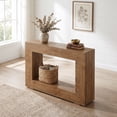 thumbnail image 5 of Fnova Farmhouse Console Table for Entryway, 47.2" Long Narrow Wood Entryway Table, Easy Assembly, Light Brown, 5 of 18