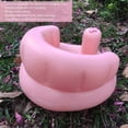 thumbnail image 2 of Baby Inflatable Seat Leakproof Foldable Built in Gas Pump PVC Infant Support Inflatable Chair, 2 of 4