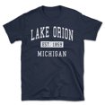 thumbnail image 1 of Lake Orion Michigan Classic Established Men's Cotton T-Shirt, 1 of 1