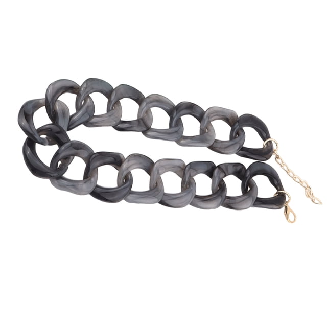 Qarigey Gargantilla Collar Acrílico Moda Suéter Cadenas Collar Joyería Niñas Type8 NO8