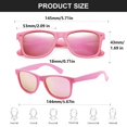 thumbnail image 3 of Paquete de 10 lentes de sol rosa estilo años 80 para fiestas - Accesorios para adultos, 3 of 6