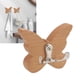 thumbnail image 3 of Gancho De Pared De Mariposa De Madera, Colgador De Madera Montado En La Pared Para Abrigo, Ropa, Sombrero, Toalla, 3 of 7