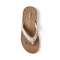 thumbnail image 4 of Okabashi Baha Women's Flip Flops-Toffee/Vanilla-L, 4 of 7