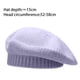 thumbnail image 4 of Boina de otoño e invierno para mujer, gorro de artista de punto mezclado, gorro Bailey, 4 of 5