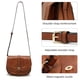 thumbnail image 5 of Bolso de sillín retro nuevo y de moda, bolso de hombro versátil, bolso cruzado para mujer, bolso de medio hombro de moda europea y americana para mujer, 5 of 5