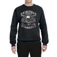 thumbnail image 2 of Lucky 7 Live to Ride Bikes Booze Broads USA Est 1903 | Mens Fashion Crewneck Graphic Sweatshirt, Black, Small, 2 of 4