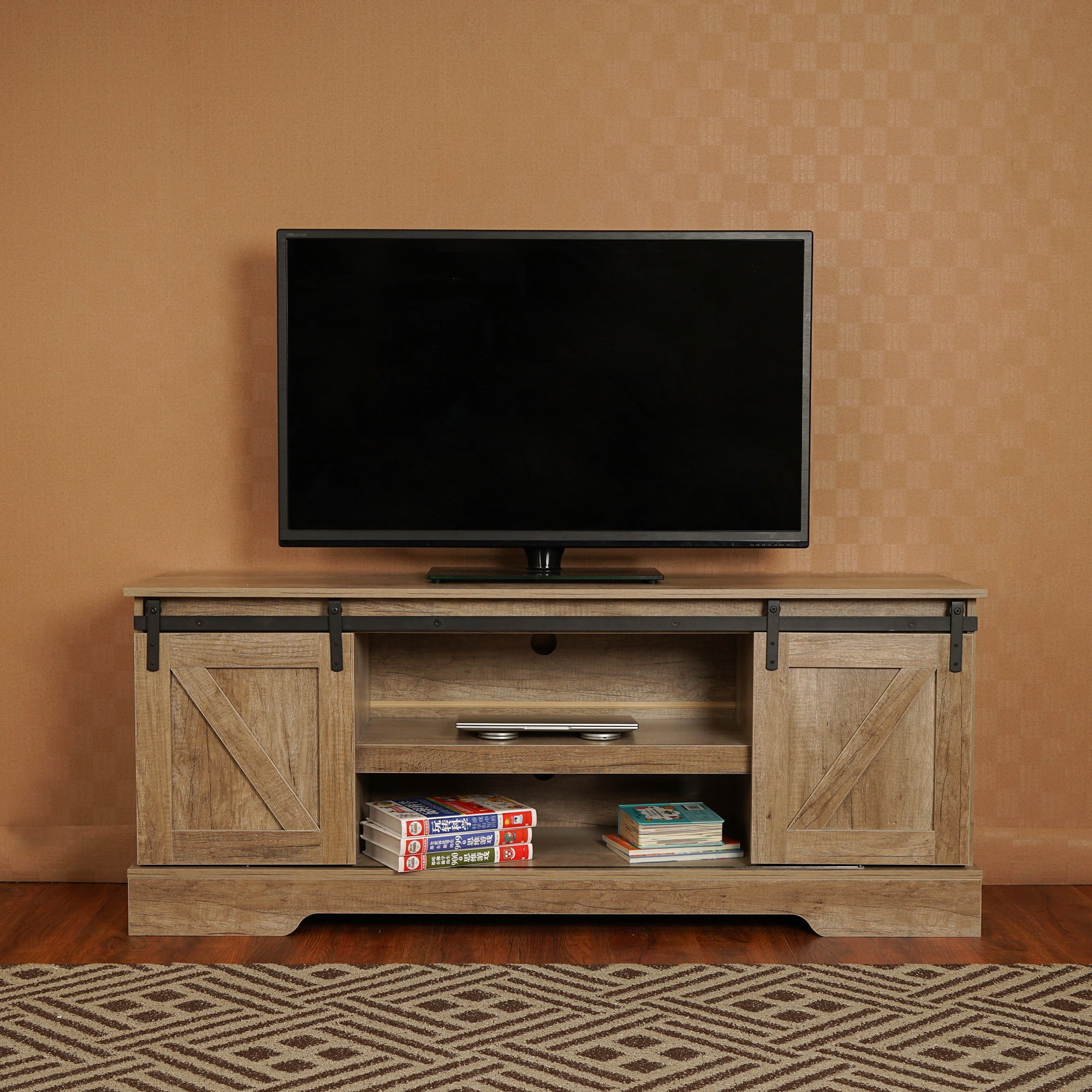 TV Stand for TVs Up to 65 Inch, 57.8 Inch Long Console Table with