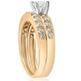 thumbnail image 2 of Pompeii 14k Yellow Gold 1 Carat Diamond Engagement Ring Matching Wedding Band Set (H/I,I1), 2 of 3