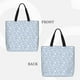 thumbnail image 2 of Fotbe Gray White Floral Bolsa Tote con Estampado para Mujer, Bolsos con Cremallera, Bolsa de Hombro Casual de Gran Capacidad con Bolsillos Internos, 2 of 7