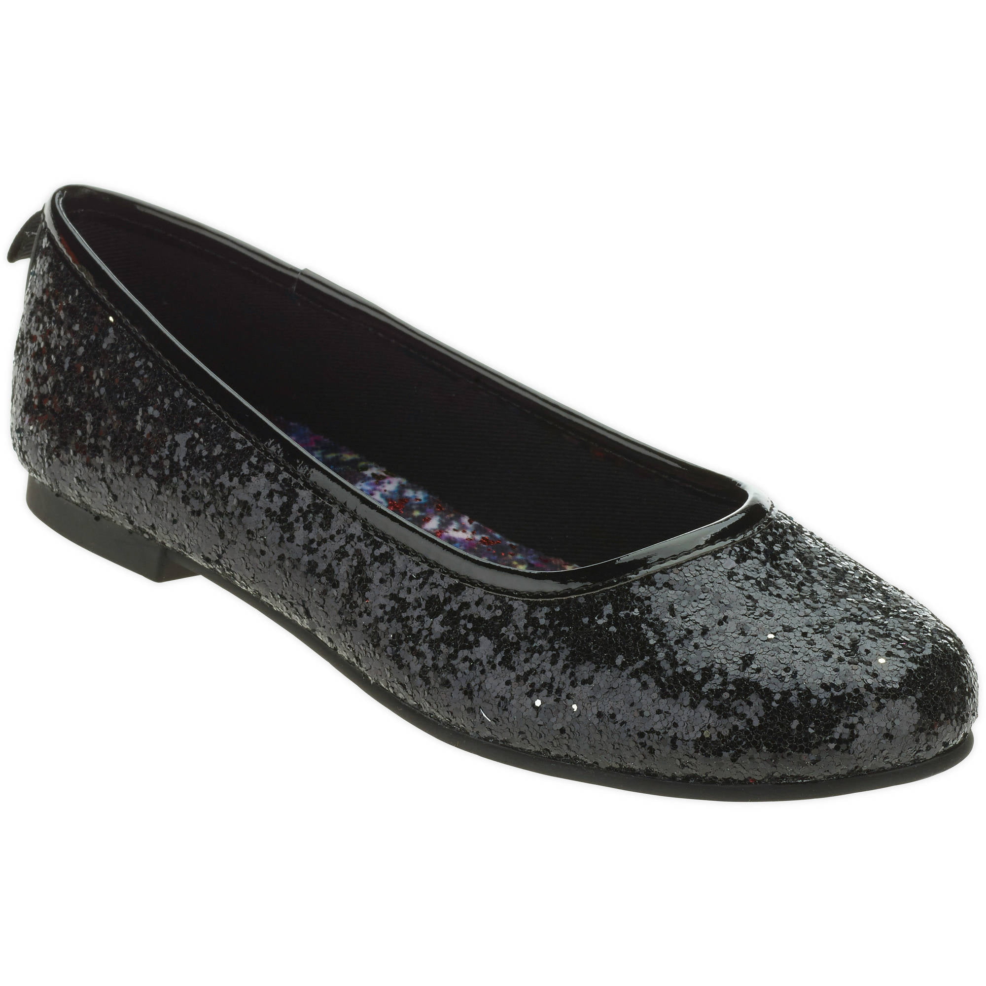 Starter Faded Glory Girls' Dazzle Ballet Flat Casual