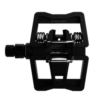 Time Link Pedals - Single Sided Clipless with Platform, Composite, 9/16", Black, B1