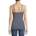 thumbnail image 4 of No Boundaries Rib Cami Top, 1 or 5-Pack, Women's, 4 of 5