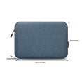 thumbnail image 2 of Sonducket Bolsa para tableta de 14/15/17 pulgadas, organizador electrónico, funda Universal para teléfono, contenedor de Cable, Estuche de Bolsas de mensajero y de hombro Gris 14-15 pulgadas, 2 of 6