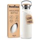thumbnail image 1 of Termo Bambaw Botella Aislada de Acero Inoxidable 1L Blanca, 1 of 8