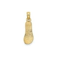 thumbnail image 3 of 14K Gold Single Polished Strap Flip-Flop Charm, 3 of 4