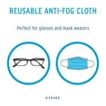 thumbnail image 2 of EyeSee Reusable Anti-Fog Cloth, Pack of 3 - Cleaning Cloth for Glasses, Cameras, Electronics and More - Reusable up to 700 Times, 2 of 6