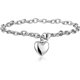 thumbnail image 1 of Jewelry Women's Heart Charm Bracelets Stainless Steel Link Bracelet Birthday Gifts for Women Jewelry, 1 of 4