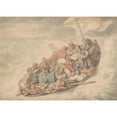 thumbnail image 3 of Thomas Rowlandson 24x18 Black Modern Framed Museum Art Print Titled - Shipwrecked Sailors (1796), 3 of 5