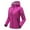 Purple, variant on Ndbuld Women's Coat Short Quilted Jacket Coat Women's Solid Color Outdoor Hooded Long Slim Windbreaker Jacket Ultralight Warm Packable Hooded Women's Coat Windbreaker on Clearnce,S-2XL,Pink