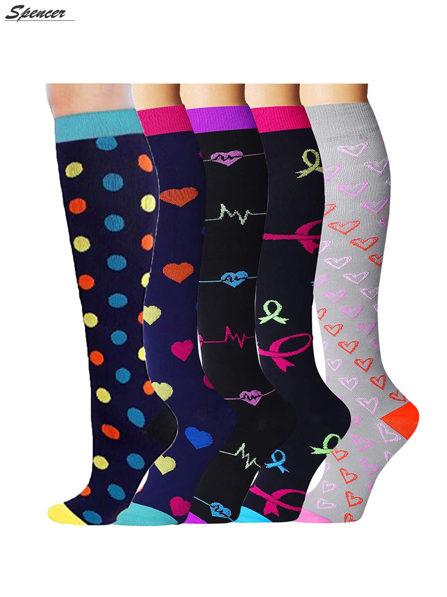 Spencer 1 Pair Graduated Compression Socks for Women & Men 1520mmHg