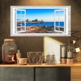 thumbnail image 1 of Design Art - Fenêtre Ouverte sur le Littoral Bleu, 1 of 3