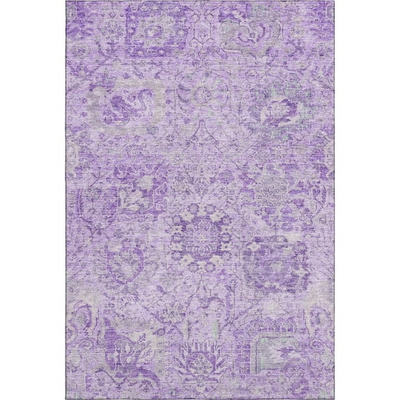 Dalyn Rugs Premium Machine Washable Mayfield AMF1102 Lavender 3' x 5' Rug