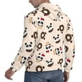 thumbnail image 6 of Kdxio Panda Ice Creams Donuts Print Mens Casual Hooded Collar Drawstring Hoodies Pullover Sweatshirts Casual Long Sleeve Shirts-3X-Large, 6 of 7