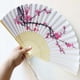 thumbnail image 4 of Abanico plegable de seda para regalar, abanico plegable para boda, 4 of 5