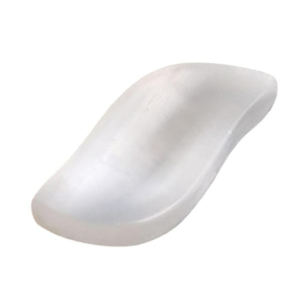 Elegante plato de selenita, plato de purificación de cristal con un diseño sencillo, joyería 9 cm