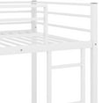 thumbnail image 3 of Metal Twin Over Bunk Bed, White - Low For Optimal Bed And Secure, 3 of 6
