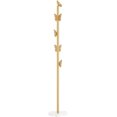 thumbnail image 1 of Coat Rack Floor Hanger Coat Rack Freestanding Metal Coat Stand Creative Butterfly Coat Tree Marble Base Coat Shelf For Living Room Bedroom Coat Holder free standing, 1 of 1