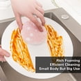 thumbnail image 4 of LCXmlly Rich Foaming Sponge Dish Scrubbers with Lanyard Non Scratch Dishwashing Scouring Pad Kitchen Cleaning Round Dish Washing, 4 of 7