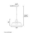 thumbnail image 3 of Pier M 1 - Light Empire Bronze Dark Brown Coastal / Rustic Incandescent Steel, 3 of 5