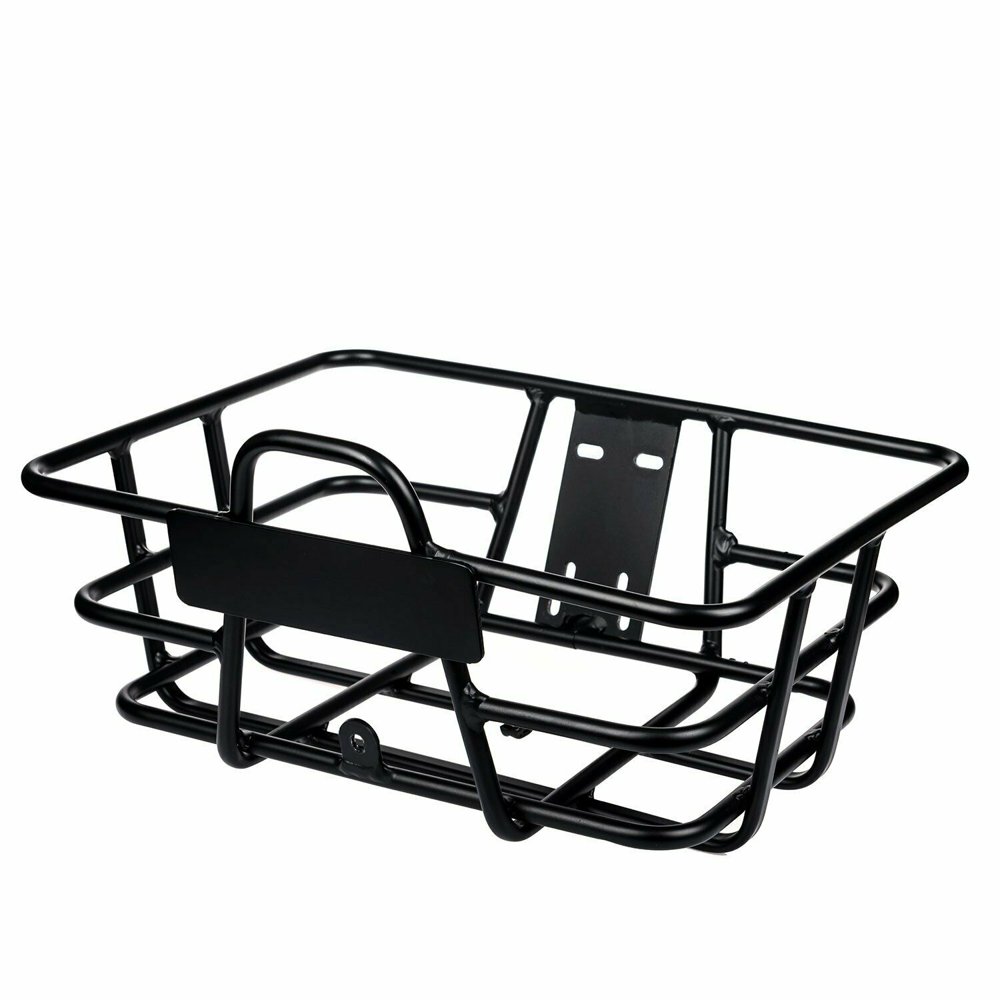 Addmotor Small Metal Front Basket for Electric Bike (Black) Addmotor Small Metal Front Basket for Electric Bike (Black)