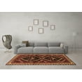 thumbnail image 3 of Ahgly Company Indoor Square Persian Brown Traditional Area Rugs, 3' Square, 3 of 4