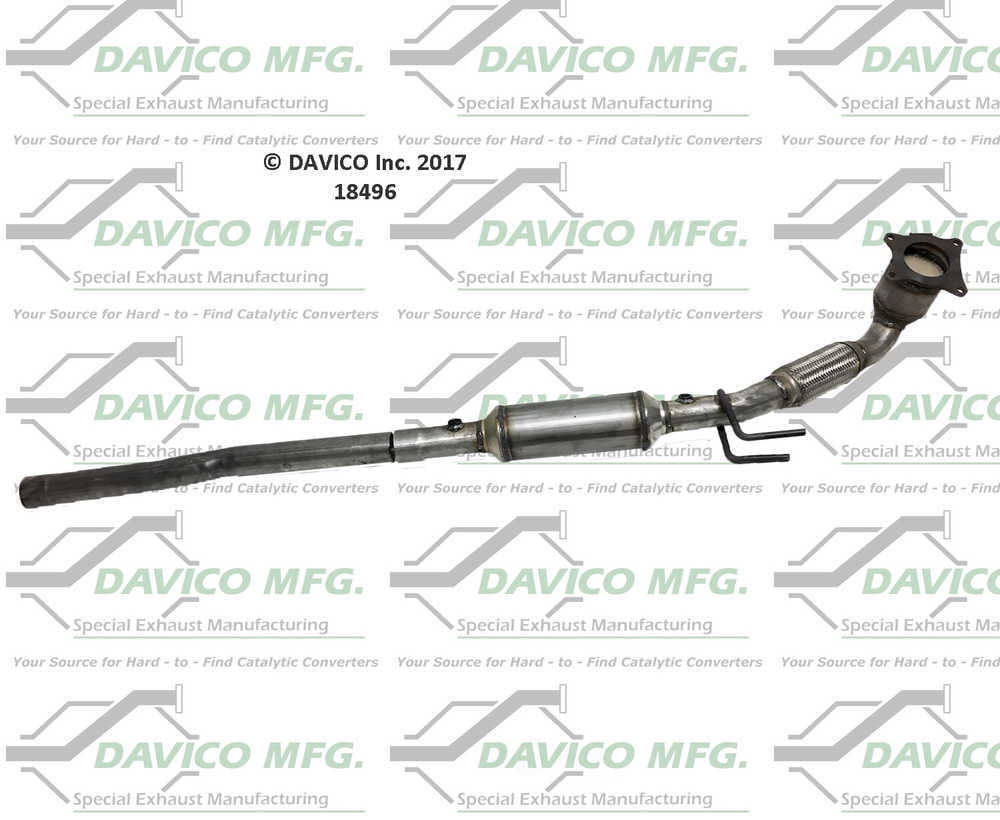 Davico Mfg 18496 Direct-Fit Catalytic Converter