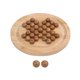 thumbnail image 2 of Juego de mesa de solitario de mármol de madera Hugo Juego de mesa solitario 33 bolas de cristal 180 mm, 2 of 9