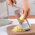 thumbnail image 3 of Rallador de queso multiusos, cortador de cocina de acero inoxidable, juegos de cortadoras de verduras Sincero Hogar, 3 of 6