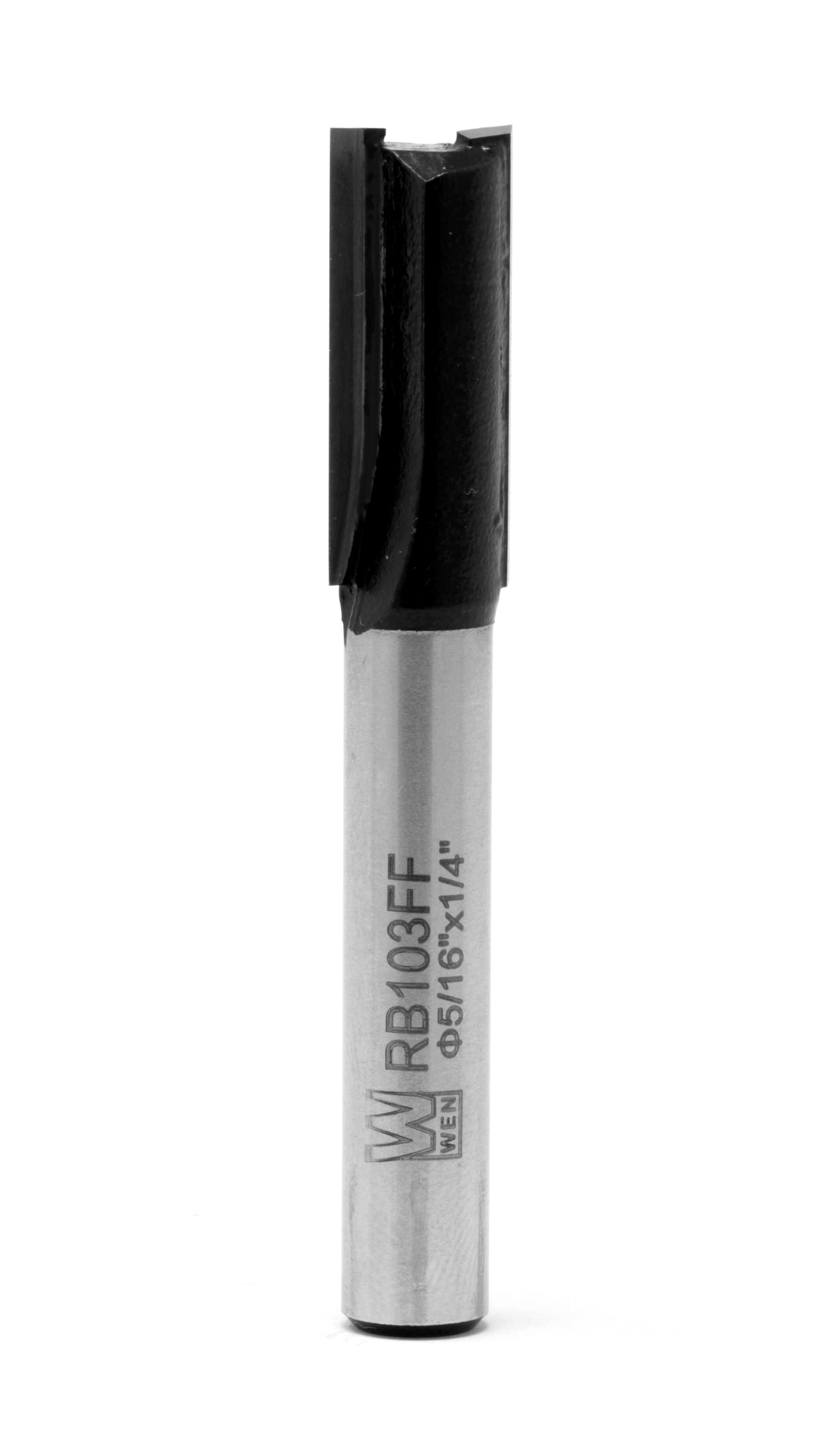 WEN 5/16 in. Straight 2-Flute Carbide-Tipped Router Bit with 1/4 in. Shank
