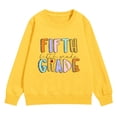 thumbnail image 5 of YunPes Fifth Grade Back to School Pullovers for Girls Colorful Funny Print Preppy Sweatshirts 3-13 Years Kids Graphic Tee Crewneck Tops, 5 of 7