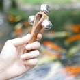 thumbnail image 1 of 5.7 X 2.8 X 0.3in Shaker Bell Ring, Handbell, Brown For Music Gift For Training For Christmas Present For Performance, 1 of 8
