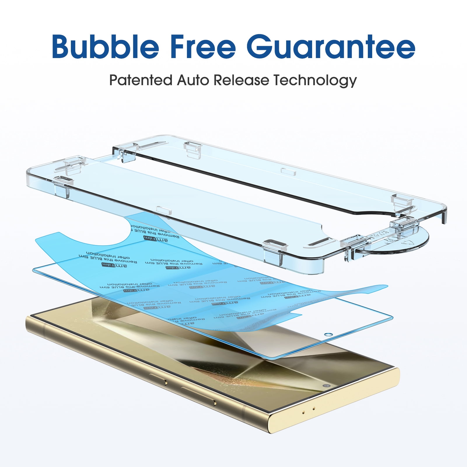 amFilm Tempered Glass for Samsung S24 Ultra - Thumbnail 2