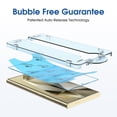 thumbnail image 4 of Amfilm [2+2 Pack] Auto-Alignment OneTouch 6.8" Samsung Galaxy S24 Ultra Screen Protector, 4 of 7