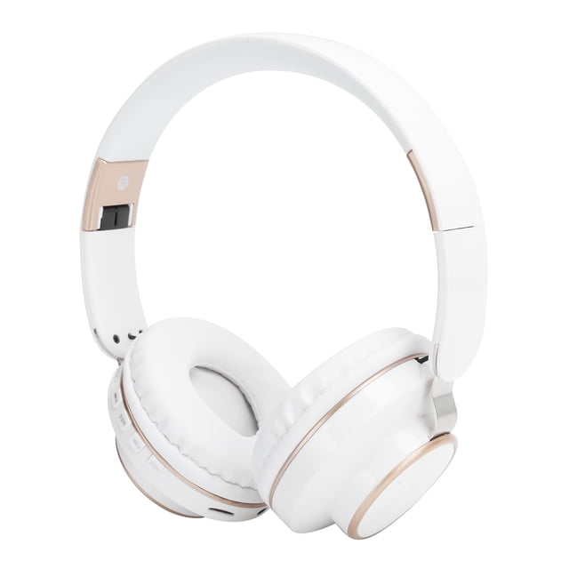 Music Headphone, Telescopic Ergonomic Design Gaming Headphone Folding For Computer White