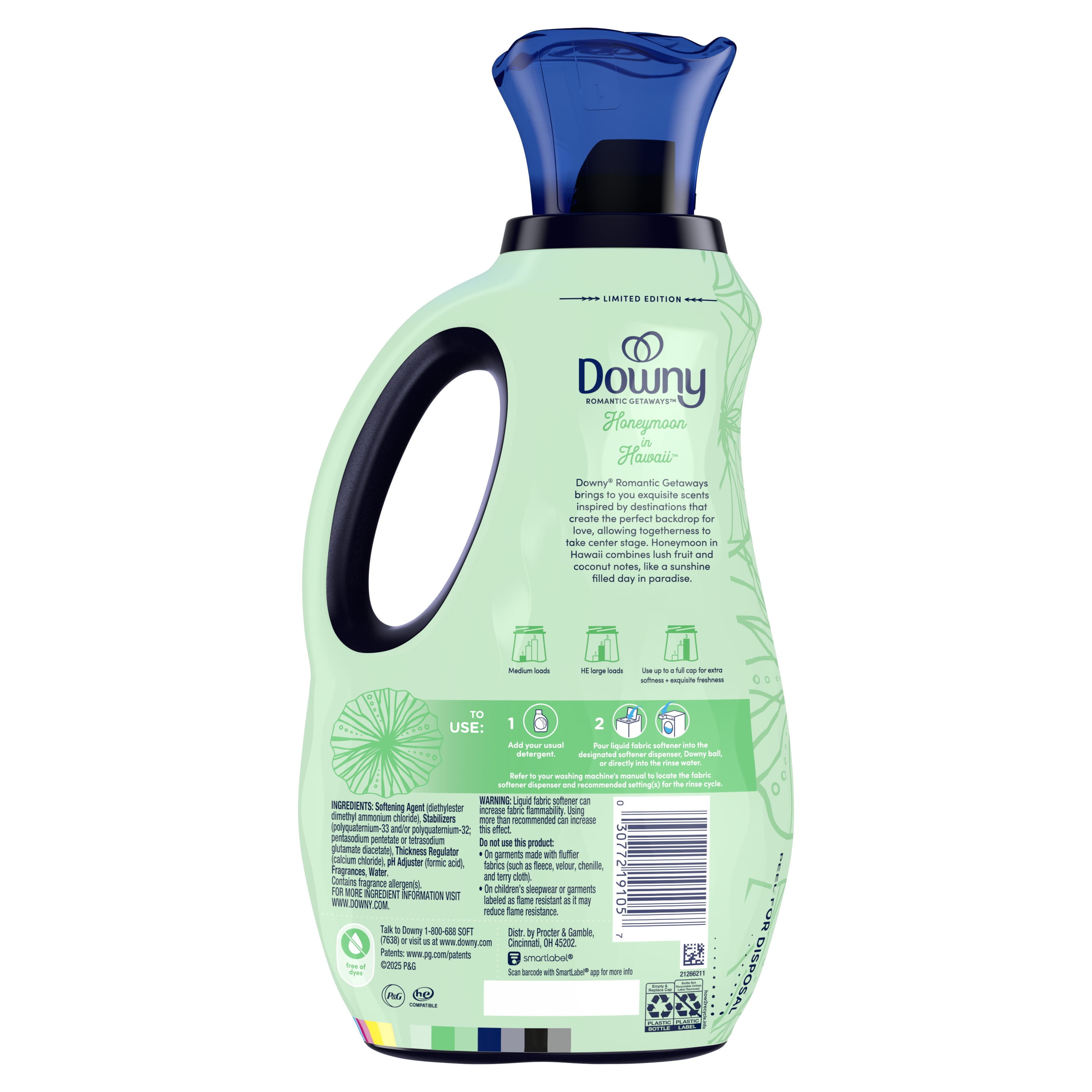 Downy Getaways Collection Fabric Softener & Laundry Scent Booster Beads Bundle in the Honeymoon in Hawaii Scent