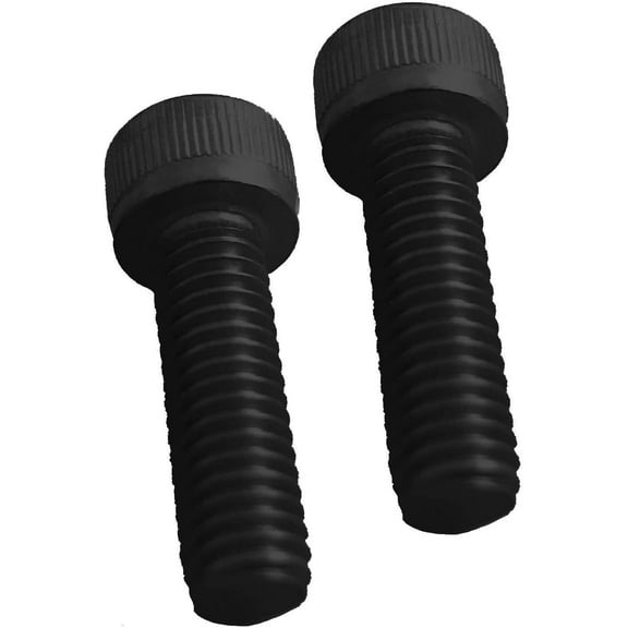 Black Pair of Replacement Screws for Fuel Wheels Black Center Cap Cap 1001-63B